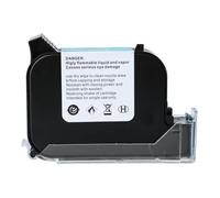 JHXHFJXZ Unencrypted Cartridge Vacuum Packaging Small Inkjet Printer Ink Date Bar Code Logo Label Wide Printing Material(Blue)