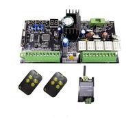 JHXHFJXZ Universal 12V/24V PCB Board For Automatic Double Arms Swing Gate Opener Control Board Panel Smart Control Center System for Factories, Schools, Residences(Kit 4)