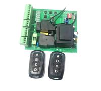 JHXHFJXZ Universal Control Board For AC Sliding Gate Opener Replacement Circuit Control Board For Sliding Gate Opener AC Remote Control for Factories, Schools, Residences(4remotes)