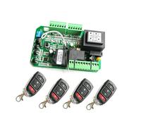 JHXHFJXZ Universal Control Board For Sliding Gate Motor Opener Motherboard Card Replaced Circuit Board Rolling Code Remote for Factories, Schools, Residences(4 remote control kit)