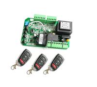 JHXHFJXZ Universal Control Board For Sliding Gate Motor Opener Motherboard Card Replaced Circuit Board Rolling Code Remote for Factories, Schools, Residences(3 remote control kit)