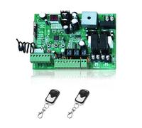 JHXHFJXZ Universal Type 24V PCB Board For Automatic Double Arms Swing Gate Opener Control Board Panel Smart Control Center System for Factories, Schools, Residences(2 remote 24v)