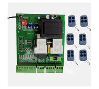 JHXHFJXZ Universal Version AC Circuit Board Control Card Mother Board Plate For Sliding Gate Opener Motor Replacement PCB Circuit Control Board for Factories, Schools, Residences(1 board with 6 key)