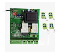 JHXHFJXZ Universal Version Of Sliding Gate Motor Opener Motherboard Replaced Circuit Board Can Match 433.92M Rolling Code Remote for Factories, Schools, Residences(1 board 4 remtoe)