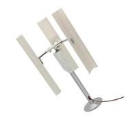 JHXHFJXZ Vertical Axis Wind Turbine Model DIY Three-Phase Permanent Magnet Generator Night Light Making Windmill DIY Display for Home, Farm, RVs, Boats