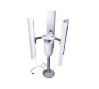 JHXHFJXZ Vertical Five-blade Wind Generator Model Three-phase Permanent Magnet Brushless Generator Low-speed Windmill Portable Tools for Physical Power Generation Experiment
