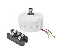 JHXHFJXZ Wind Turbine Generators Kit, Wind Permanent Magnet Generator 12V 100W 750rpm 3-Phase Synchronous tor for Home, Farm, RVs, Boats