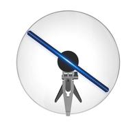 JHXHFJXZ Y27 3D Holographic Fan Wifi Remote Control LED Sign LED Neon Lights Rotating Display Advertising 3D Holographic Projector Easy to Change Video