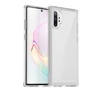 Jhxtech Phone Case for Galaxy Note 10 Plus Case, Galaxy Note 10+ 5G SM-N976F Case Ultra Thin Clear Hard PC Back + Soft TPU Bumper Silicone Shockproof Cover for Samsung Galaxy Note 10+ Crystal Clear