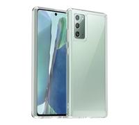 Jhxtech Phone Case for Galaxy Note 20 5G Case, Samsung Note 20 SM-N980F SM-N981B Case Ultra Thin Clear Hard PC Back + Soft TPU Bumper Silicone Shockproof Cover for Samsung Galaxy Note20 Crystal Clear