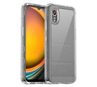 Jhxtech Phone Case for Galaxy XCover 7 Case, Samsung X Cover 7 Case Ultra Thin Premium Clear Hard PC Back + Soft TPU Bumper Silicone Shockproof Cover Cases for Samsung Galaxy XCover 7 Crystal Clear