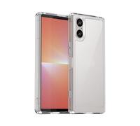 Jhxtech Xperia 5 V Case, Clear Hard PC & Soft TPU Bumper, Drop & Scratch Protection, Crystal Clear