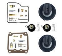 JHYBDP Carb Rebuild Parts Carburetor Repair Kit For Suzuki INTRUDER VS600 VS600GL VS 600 GL 600GL Carb FRONT REAR Parts Plunger Diaphragm Float Engine Carburettor Pieces(Set 7)