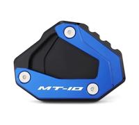 JHYBDP Extender Foot Motorcycle Side Stand Plate For YA&MAHA MT10 MT 10 16-23 YZFR1 YZF R1 15-23 Kickstand Foot Side Stand Extension Support Plate Pad Motorbike Kickstand Support Plate(Blue)