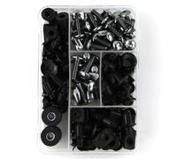 JHYBDP Fairing Bolt Kit, Screws Motorcycle Fairing Fastener Clips For Suzuki SV650 SV1000 GSXR SRAD 125 250 300 Windscreen Screws Nut Bolts Kits Motorbike Windshield Mounting Kit(Titanium)