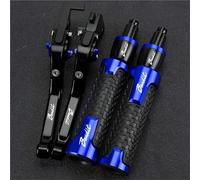 JHYBDP Handlebar Levers Motorcycle Brake Clutch Lever Handlebar Grips Combo for Suzuki GSF1200 GSF 1200 for Bandit 2001-2006 with Handle Bar End Motorbike Brake Grips Clutch Lever