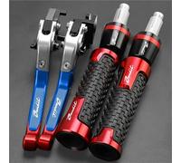 JHYBDP Handlebar Levers Motorcycle Brake Clutch Lever Handlebar Grips Combo for Suzuki GSF600 GSF 600 600S for Bandit 1995-2004 with Handle Bar End Motorbike Brake Grips Clutch Lever