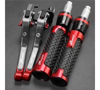 JHYBDP Handlebar Levers Motorcycle Brake Clutch Lever Handlebar Grips Combo for Suzuki GSF600 GSF 600 600S for Bandit 1995-2004 with Handle Bar End Motorbike Brake Grips Clutch Lever