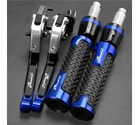 JHYBDP Handlebar Levers Motorcycle Brake Clutch Lever Handlebar Grips Combo for Suzuki GSF600 GSF 600 600S for Bandit 1995-2004 with Handle Bar End Motorbike Brake Grips Clutch Lever