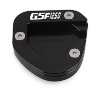 JHYBDP Kickstand Pad Motorcycle Side Stand Foot Pad For Suzuki GSF1250 GSF 1250 Bandit 2007-2016 Extender Kickstand Enlarge Kick Support Plate Motorcycle Support Plate Extension(Black,X-3)