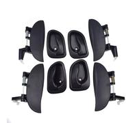 JHYBDP Outer Side Door Handle Covers Car Exterior Door Handle for Hyundai for Atos for Amica for Sanatro 1997-2000 Outside Inside 82650-02000,82660-02000,82660-01000 Exterior Handles Auto(Kit)