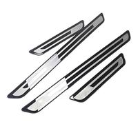 JHYGBKYHGG Car Door Sill Protector for Range Rover LR4 Sport Freelander Evoque Velar Vogue, Stainless Steel Scuff Plate Kick Plates Welcome Pedal Cover Anti-Scratch Threshold Strips,A