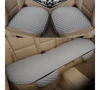 JHYGBKYHGG Car Seat Cover Protector for VW Beetle Hatchback 2011-2019, Linen Fabric Front Rear Full Set Car Seat Anti-slip Protector Cushion Car Accessories,D/Grey