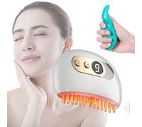 JHYLJSH TMJ Relief Massager, Jaw & Neck Pain Relief, Vibration & Heating Therapy, White
