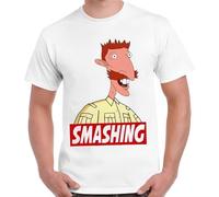 Jhym The Wild Thornberrys Nigel Smashing Vintage Retro T Shirt White
