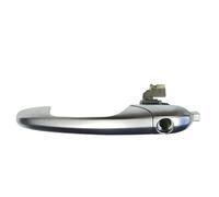 JHYOZMD AU05 -Front Door Handle Pull LHD for Alfa for Romeo 147 2001-2010 Car Exterior Chrome Outer Side(Silver Left Front)