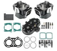 JHYOZMD Car Styling Cylinder Head Piston Gasket Top End Kit For Yamaha for Banshee 350 1987-2006 Parts