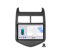 JHYUUKAU 2+32G Octa Core Android 14 Car Radio Stereo Compatible with Chevrolet Aveo 2011~2015 9 Inch Touchscreen Multimedia with Navigation, BT, Wireless Carplay Android Auto, Backup Camera,C30 Plus