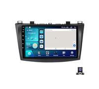 JHYUUKAU Double Din Android 13 Car Stereo Radio for Mazda 3 2010~2012 9 Inch Touchscreen Multimedia with Navigation MP5 Player, SWC, DSP RDS FM, Carplay/Android Auto,4 Core M100S 1G+32G