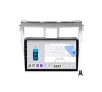 JHYUUKAU Wireless Carplay Screen for Car & Android Auto Head Unit Compatible with Toyota Vios 2007~2012 Android 14 Car Stereo 9 Inch Touchscreen with Backup Camera Navigation 4G RDS,C20 Pro
