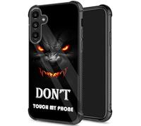 JHYYTUJTYP for Galaxy S26 Case,Tire Texture Non-Slip Soft TPU Hard Back Shockproof Anti-Scratch Protective Case for Samsung Galaxy S26 6.3 inch 2026,Funny Don't Touch My Phone