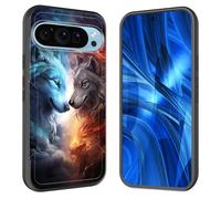 JHYYTUJTYP for Google Pixel 10/10 Pro 6.3 inch 2025 Case,[Military Grade Drop Tested] Heavy-Duty Tough Rugged Shockproof Protective Case,Two Wolf Galaxies