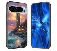 JHYYTUJTYP for Pixel 11 Pro XL Case,[Military Grade Drop Tested] Heavy-Duty Tough Rugged Shockproof Protective Case for Google Pixel 11 Pro XL 6.8 inch 2026,Lighthouse Sunset Ocean
