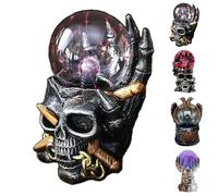 JHzood Plasma Magic Ball, Unique Skull - inspired Design, Touch-sensitive, STEM Toys for Science Experiments, Magic Lamp for Parties, Christmas, Room Decoration,4 Designs,Age 14+ (Golden Sword)