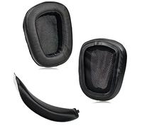 JHZZWJ Earpads Compatible with Logitech G533 G633 G635 G933 G935 Cushion Pads Professional Headphones Ear Pads Cushions Replacement