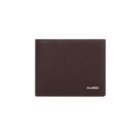JI YA LI Mens RFID Leather Wallet, Extra Capacity Billfold, Secure & Durable, with Credit Cards Slots & Flip Up ID, Coffee, Classic