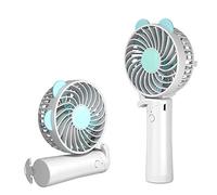 Jia Hu 1Pc Folding USB Fan Small Handheld Fan Personal Portable Table Fan Desktop Fans