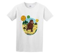 JIA YU The Gruffalo Art Short Sleeve T-Shirt for Men Size S White