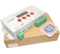 JIAANDA K-1000C UCS2904RGBW GS8208 SK6812RGBW WS2811 DMX LED Controller;1536 Pixels DC5-24V Addressable Programmable Controller with SD Card
