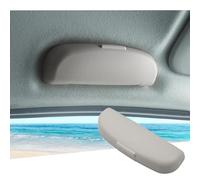 JIABAOCA Car Glasses Case for Vauxhall Astra H (2004-2009), Car Sunglasses Holder Car Sunglasses Case Car Sun Visor Eyeglasses Holder Case for Most Car Models Interior Accessories,A/GRAY