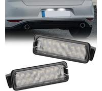Jiacheng 2 pack Licence Number Plate Light, 6500K Rear License Plate Lamps fits for VW Golf MK4/5/6/7 Passat B6 B7 Polo New Beetle Lupo Rabbit Seat Leon 1K8943021 3D0943021A 3C5943021