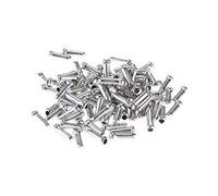 Jiacheng29 100Pcs Mini Bicycle Shifter Brake Gear Inner Cable Tips End Caps Crimps Ferrules Silver