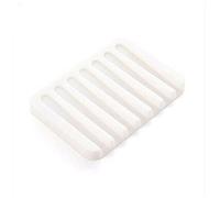 Jiacheng29 Flexible Silicone Soap Dish Storage Holder Soapbox Plate Tray Drain Bathroom Tool