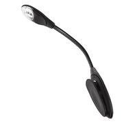 Jiacheng29 Mini White LED Clip Booklight Portable Travel Book Reading Light Lamp
