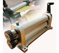 JIADUOFU Manual beeswax comb foundation roller mill, 280mm aluminum alloy beeswax roller, cell size 4.9mm / 5.1mm / 5.4mm (available), beekeeping tools for producing honeycomb foundation sheets 5.1mm