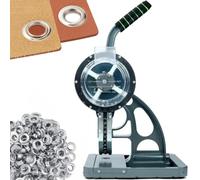 JIADUOFU Semi automatic grommet metal machine, hole punch reinforcers 8mm
